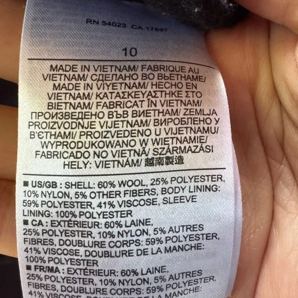 Banana Republic Dark Blue Peacoat with Brass Accents - Picture 6 of 7